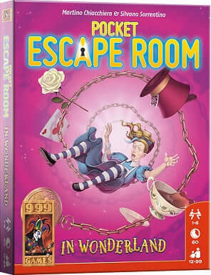 Dit is een foto van het spel Pocket Escape Room In Wonderland te koop bij Speldorado Spellenwinkel Delft