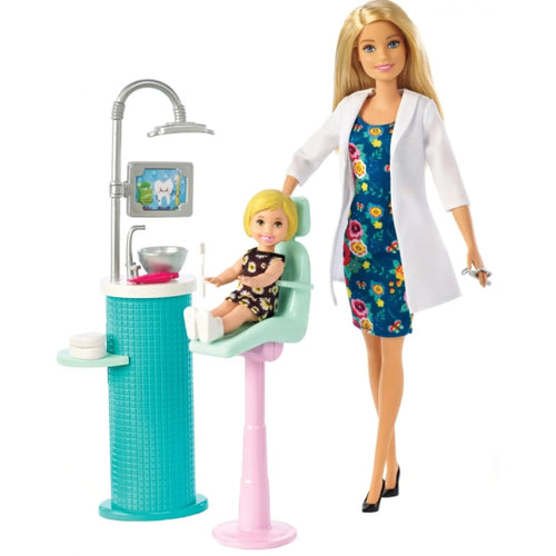 Tandarts Speelset, Blond - Fxp16 - Barbie, 57133066 van Mattel te koop bij Speldorado !