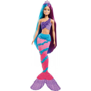 Dreamtopia Langhaar Mermaid - Gtf39 - Barbie, 57135867 van Mattel te koop bij Speldorado !