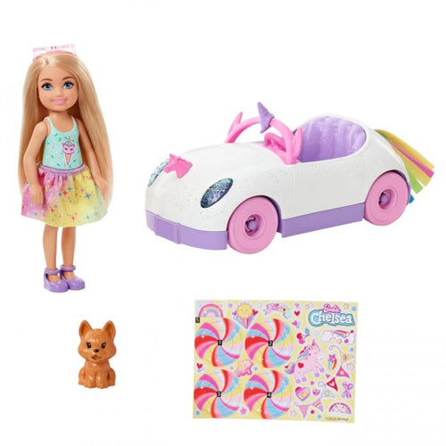 Chelsea Doll Play Set Inclusief Auto - Gxt41 - Barbie, 57136502 van Mattel te koop bij Speldorado !