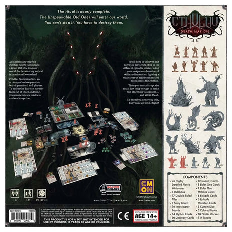 Dit is een foto van het spel Cthulhu Death May Die EN te koop bij Speldorado Spellenwinkel Delft
