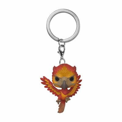 Dit is een foto van het spel Funko Pop! Keychain Harry Potter - Fawkes Vinyl Figure 4Cm te koop bij Speldorado Spellenwinkel Delft