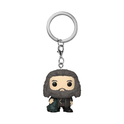 Dit is een foto van het spel Funko Pop! Keychain Hp Holiday - Hagrid te koop bij Speldorado Spellenwinkel Delft