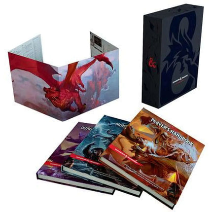 Dit is een foto van het spel Core Rulebook Gift Set - Dungeons and Dragons te koop bij Speldorado Spellenwinkel Delft