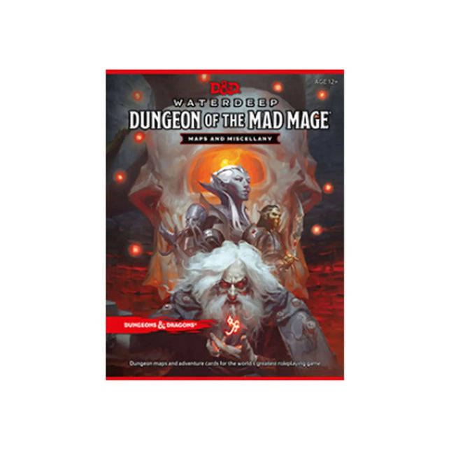 Dit is een foto van het spel Rpg - Dungeon Of The Mad Mage Maps And Miscellany te koop bij Speldorado Spellenwinkel Delft