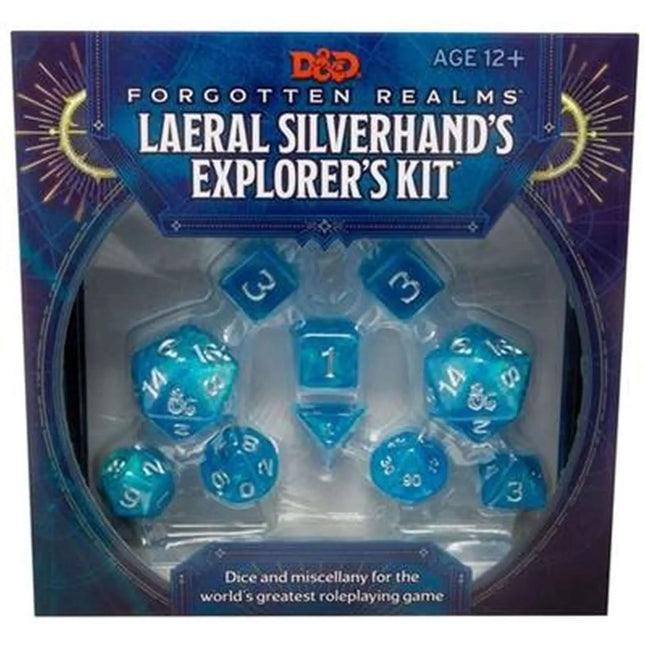 Dit is een foto van het spel Laeral Silverhand's Explorer's Kit - Dungeons and Dragons te koop bij Speldorado Spellenwinkel Delft