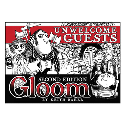 Dit is een foto van het spel Gloom Unwelcome Guests 2Nd Edition te koop bij Speldorado Spellenwinkel Delft