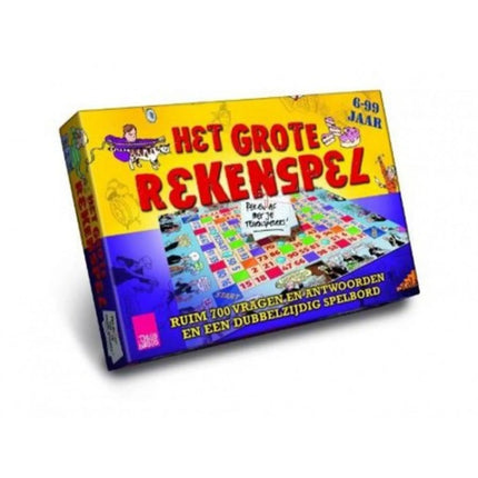 Dit is een foto van het spel Het Grote Rekenspel te koop bij Speldorado Spellenwinkel Delft