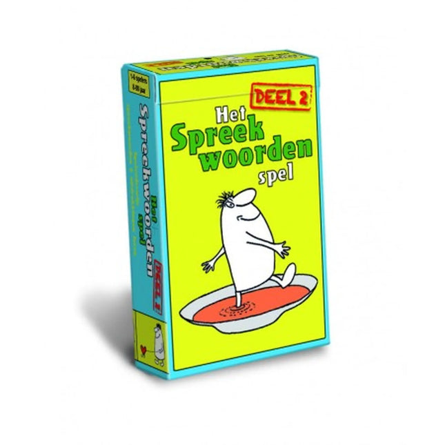 Dit is een foto van het spel Het Spreekwoordenspel - Deel 2 te koop bij Speldorado Spellenwinkel Delft