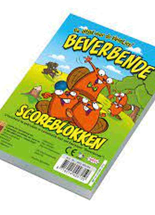 Scoreblokken Beverbende Drie Stuks – gezellig kaartspel – 2 tot 4 spelers