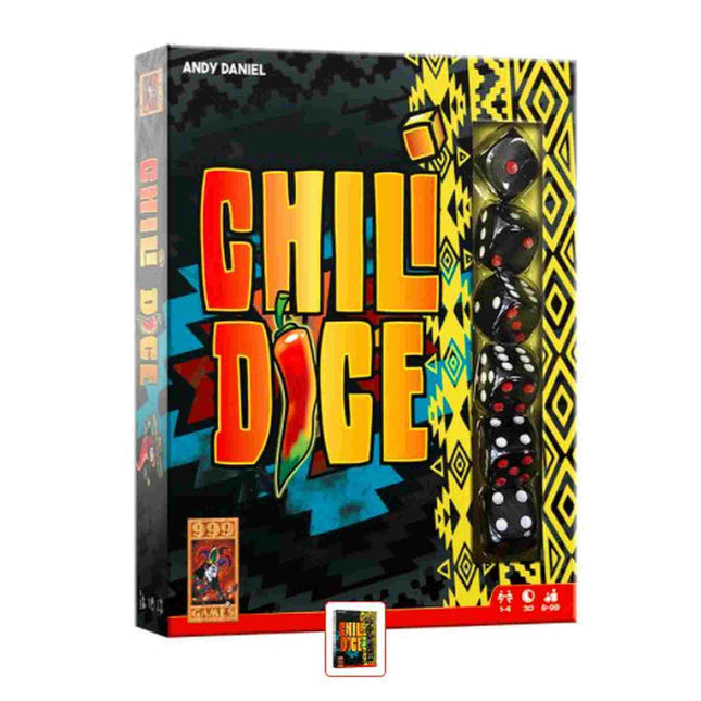 Dit is een foto van het spel Chili Dice te koop bij Speldorado Spellenwinkel Delft