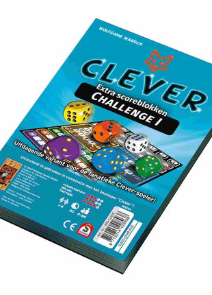 Clever Challenge Scoreblok – gezellig dobbelspel – 2 tot 4 spelers