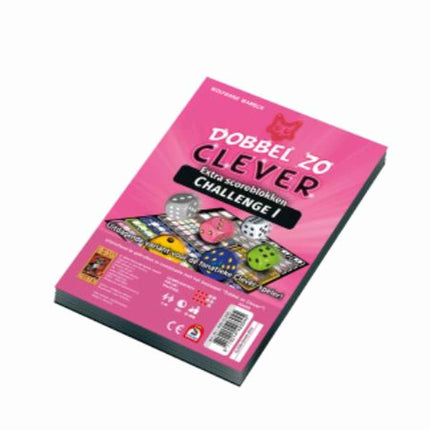 Dit is een foto van het spel Dobbel Zo Clever Challenge Scoreblok te koop bij Speldorado Spellenwinkel Delft