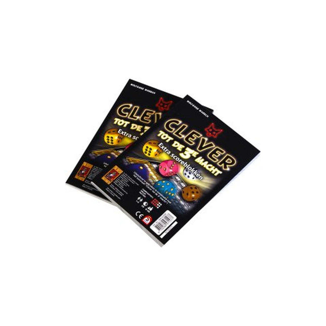 Dit is een foto van het spel Scoreblokken Clever Tot De 3E Macht Twee Stuks te koop bij Speldorado Spellenwinkel Delft