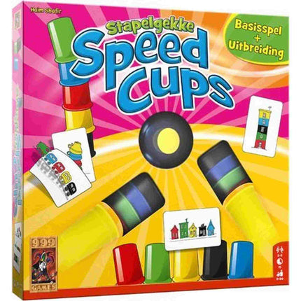 Dit is een foto van het spel Stapelgekke Speed Cups 6 Spelers te koop bij Speldorado Spellenwinkel Delft
