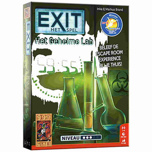 Exit Het Geheime Lab, 999-EXI03 van 999 Games te koop bij Speldorado !