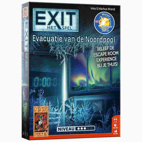 Exit Evacuatie Van De Noordpool, 999-EXI05 van 999 Games te koop bij Speldorado !