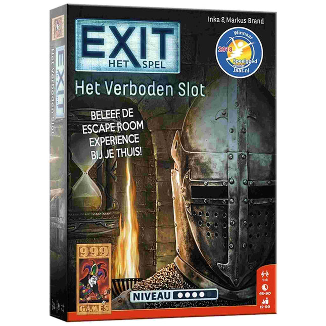 Dit is een foto van het spel Het Verboden Slot - Exit te koop bij Speldorado Spellenwinkel Delft