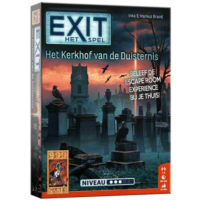 Dit is een foto van het spel Het Kerkhof Van De Duisternis - Exit te koop bij Speldorado Spellenwinkel Delft
