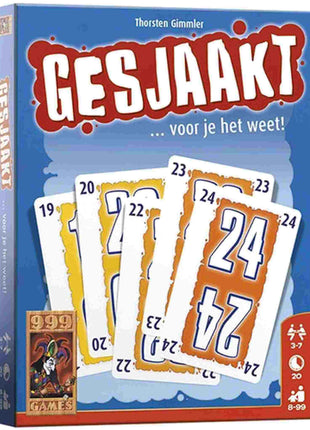 Gesjaakt – gezellig kaartspel – 2 tot 4 spelers