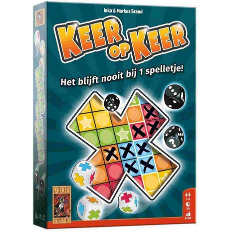 Keer Op Keer – gezellig dobbelspel – 2 tot 4 spelers