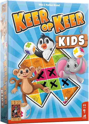 Keer Op Keer Kids – gezellig dobbelspel – 2 tot 4 spelers