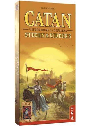Steden & Ridders 5/6 Spelers - Catan – strategisch bordspel – 3 tot 5 spelers