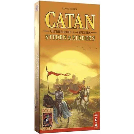 Steden & Ridders 5/6 Spelers - Catan – strategisch bordspel – 3 tot 5 spelers