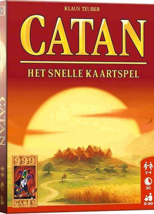 Dit is een foto van het spel Het Snelle Kaartspel - Catan te koop bij Speldorado Spellenwinkel Delft