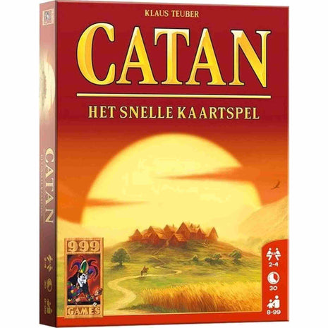 Dit is een foto van het spel Het Snelle Kaartspel - Catan te koop bij Speldorado Spellenwinkel Delft