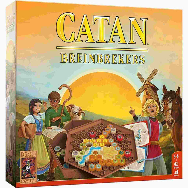 Dit is een foto van het spel Breinbrekers - Catan te koop bij Speldorado Spellenwinkel Delft