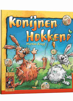 Konijnen Hokken – gezellig dobbelspel – 2 tot 7 spelers