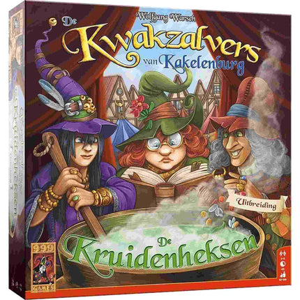 Dit is een foto van het spel De Kwakzalvers Van Kakelenburg De Kruidenheksen te koop bij Speldorado Spellenwinkel Delft