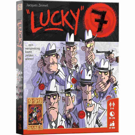 Lucky 7 – gezellig kaartspel – 2 tot 4 spelers