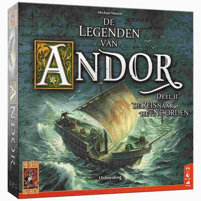 Dit is een foto van het spel De Legenden Van Andor De Reis Naar Het Noorden te koop bij Speldorado Spellenwinkel Delft