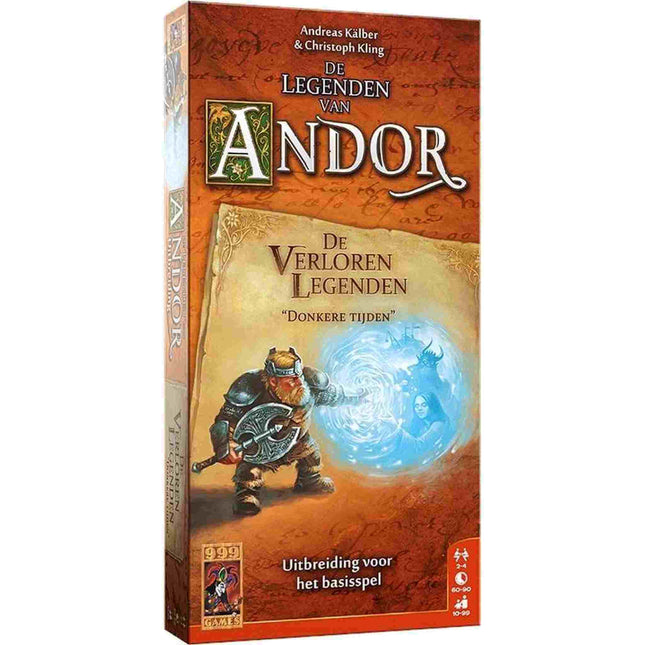 Dit is een foto van het spel De Legenden Van Andor De Verloren Legenden Donkere Tijden te koop bij Speldorado Spellenwinkel Delft