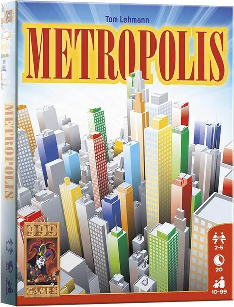 Dit is een foto van het spel Metropolis te koop bij Speldorado Spellenwinkel Delft