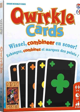 Qwirkle Cards – gezellig kaartspel – 2 tot 4 spelers