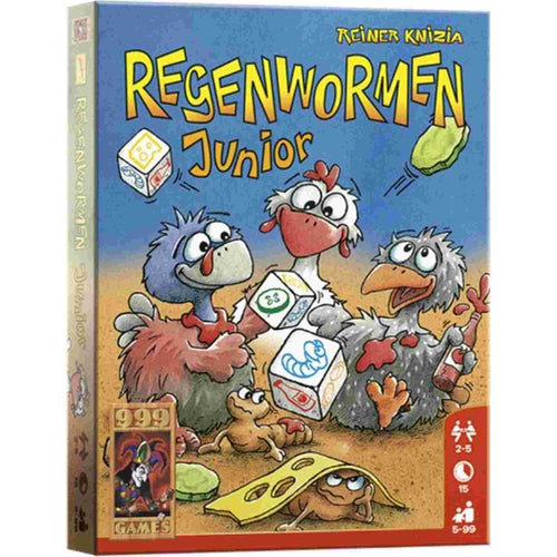 Regenwormen Junior, 999-RGW07 van 999 Games te koop bij Speldorado !
