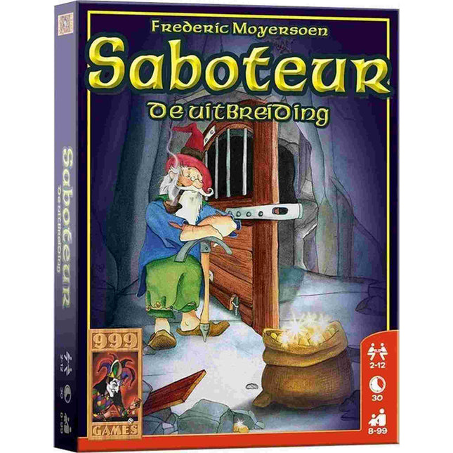 Dit is een foto van het spel Saboteur De Uitbreiding te koop bij Speldorado Spellenwinkel Delft