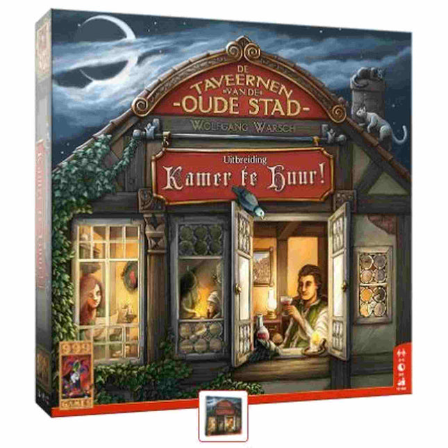 Dit is een foto van het spel De Taveernen Van De Oude Stad Kamer Te Huur! te koop bij Speldorado Spellenwinkel Delft