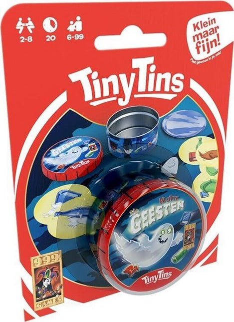 Dit is een foto van het spel Tiny Tins Vlotte Geesten te koop bij Speldorado Spellenwinkel Delft