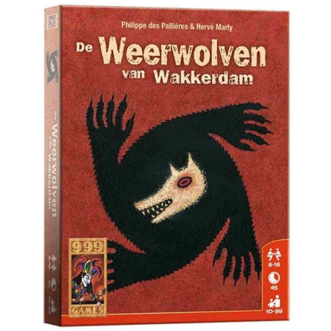 Dit is een foto van het spel De Weerwolven Van Wakkerdam - eerste editie te koop bij Speldorado Spellenwinkel Delft