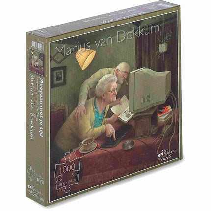 Dit is een foto van het spel Meegaan Met Je Tijd Marius Van Dokkum te koop bij Speldorado Spellenwinkel Delft