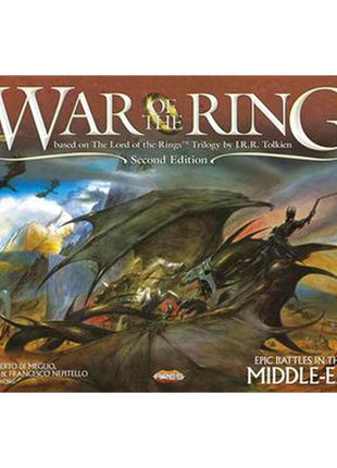 lotr wotr war of the ring 2nd ed en – strategisch bordspel – 2 tot 4 spelers