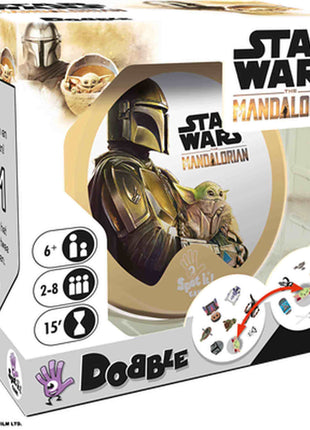 Dobble Star Wars The Mandalorian - EN – party bordspel – 2 tot 8 spelers
