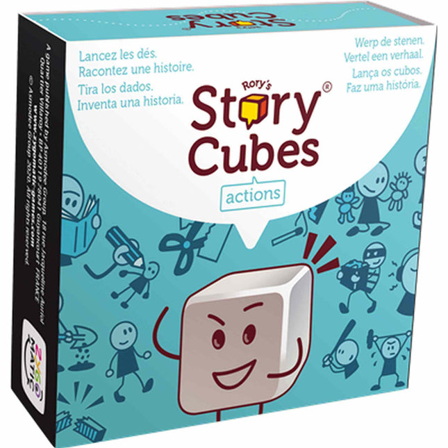 Dit is een foto van het spel Rory's Story Cubes Actions NL te koop bij Speldorado Spellenwinkel Delft