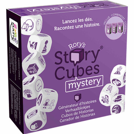 rory's story cubes mystery nl – party dobbelspel – 2 tot 4 spelers.