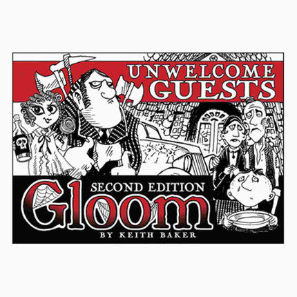 Dit is een foto van het spel Gloom Unwelcome Guests 2Nd Edition te koop bij Speldorado Spellenwinkel Delft