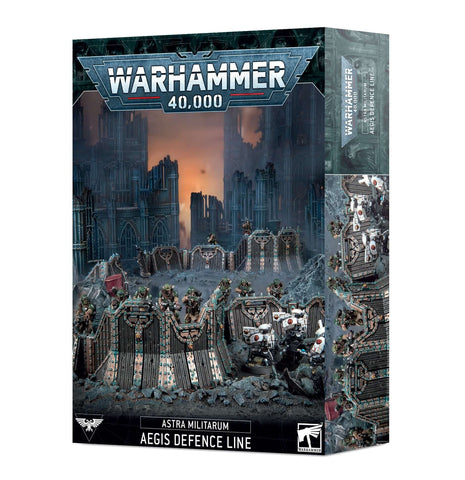 Dit is een afbeelding van het miniatuur Aegis Defence Line - Astra Militarum voor het spel Warhammer, te koop bij Tabletop Miniature Wargames spellenwinkel Speldorado in delft